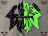 Black, Green and Pink Split Fairing Kit for a 2005 & 2006 Suzuki GSX-R1000 motorcycle