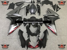 Suzuki GSXR600 (2011-2023) Black, Matte Gray, Dark Red & Silver Fairings