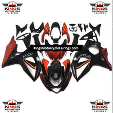Suzuki GSXR1000 (2009-2016) Black, Orange & Silver Fairings