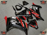 Black, Red, Gold and White Fairing Kit for a 2011, 2012, 2013, 2014 & 2015 Kawasaki Ninja ZX-10R motorcycle