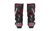 Black, Red & White Speed Leather Motorcycle Boots at KingsMotorcycleFairings.com