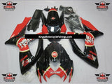 Suzuki GSXR600 (2006-2007) Black, Red & Gold Lucky Strike Fairings