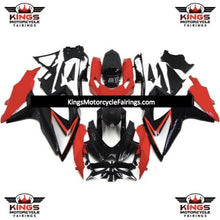 Suzuki GSXR600 (2008-2010) Black, Red & Silver Fairings