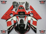 Yamaha YZF-R6 (1998-2002) Black, Red & White Fairings