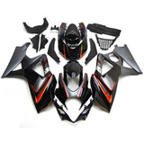 Black, Silver, Red and Gold Fairing Kit for a 2007 & 2008 Suzuki GSX-R1000 motorcycle