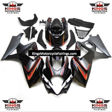Suzuki GSXR1000 (2007-2008) Black, Silver, Red & Gold Fairings