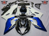 Suzuki GSXR1000 (2005-2006) Black, White, Blue & Silver Fairings