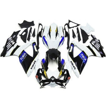 Black, White, Blue and Yellow VIRU Fairing Kit for a 2008, 2009, & 2010 Suzuki GSX-R600 motorcycle