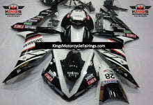 Black, White, Red and Silver 28 Fairing Kit for a 2004, 2005 & 2006 Yamaha YZF-R1 motorcycle
