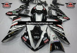 Black, White, Red and Silver 28 Fairing Kit for a 2004, 2005 & 2006 Yamaha YZF-R1 motorcycle