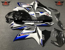 Suzuki GSXR600 (2011-2023) Black, White & Blue Yoshimura Fairings at KingsMotorcycleFairings.com
