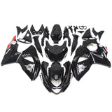 Black, White and Red Beacon Fairing Kit for a 2009, 2010, 2011, 2012, 2013, 2014, 2015 & 2016 Suzuki GSX-R1000 motorcycle