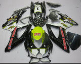 Black, White and Yellow National Guard Fairing Kit for a 2008, 2009 & 2010 Suzuki GSX-R750 motorcycle