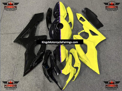 Suzuki GSXR1000 (2005-2006) Black, Yellow & Purple Split Fairings