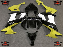 Fairing kit for a Kawasaki Ninja ZX10R (2008-2010) Black, Yellow & White
