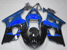 Black and Blue Fairing Kit for a 2003 & 2004 Suzuki GSX-R1000 motorcycle