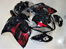 Black and Candy Red Fairing Kit for a 2008, 2009, 2010, 2011, 2012, 2013, 2014, 2015, 2016, 2017, 2018 & 2019 Suzuki GSX-R1300 Hayabusa motorcycle
