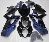 Black and Dark Blue Fairing Kit for a 2007 & 2008 Suzuki GSX-R1000 motorcycle