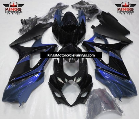 Suzuki GSXR1000 (2007-2008) Black & Dark Blue Fairings