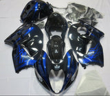 Black and Blue Fairing Kit for a 1999, 2000, 2001, 2002, 2003, 2004, 2005, 2006, & 2007 Suzuki GSX-R1300 Hayabusa motorcycle