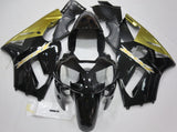 Kawasaki Ninja ZX12R Fairings (2000-2001) Black, Gold, White at KingsMotorcycleFairings.com