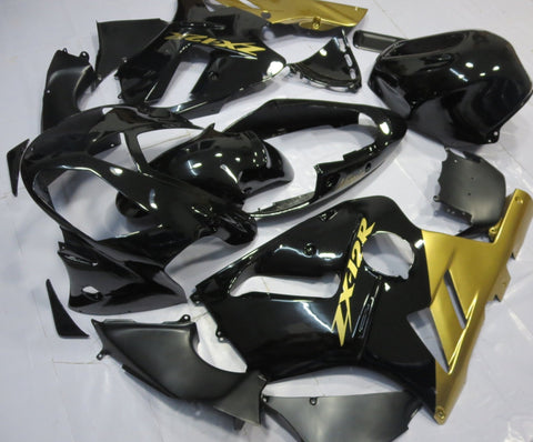 Kawasaki Ninja ZX12R (2002-2006) Gold & Black Fairings