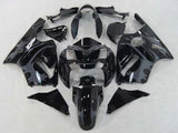 Black and Gray Tribal Fairing Kit for a 2002, 2003, 2004, 2005 & 2006 Kawasaki Ninja ZX-12R motorcycle