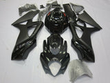 Black and Matte Black Fairing Kit for a 2007 & 2008 Suzuki GSX-R1000 motorcycle