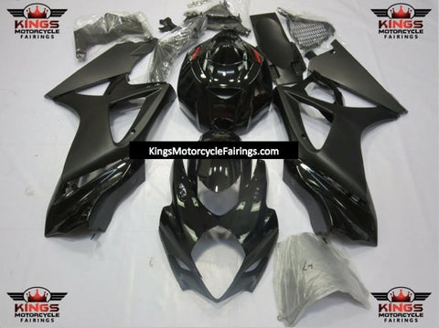 Suzuki GSXR1000 (2007-2008) Black & Matte Black Fairings