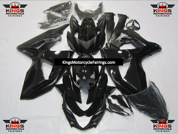 Suzuki GSXR1000 (2009-2016) Gloss Black & Matte Black Fairings