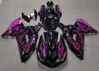 ファイアーキング Fairings | Kawasaki ZX14R (2006-2011) Black, Pink Flames