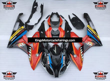 BMW S1000RR (2017-2018) Black & Red Shark Fairings