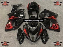 Suzuki GSXR1300 Hayabusa (2008-2019) Black & Red Fairings