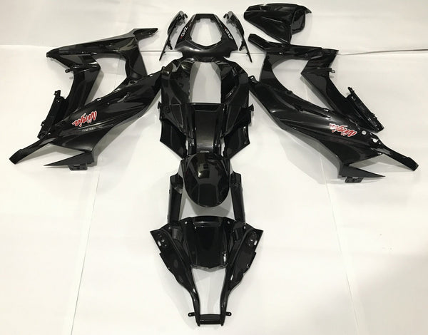 Fairing kit for a Kawasaki Ninja ZX6R 636 (2009-2012) Black & Red