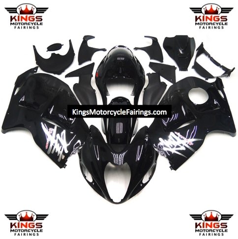 Suzuki GSXR1300 Hayabusa (1999-2007) Black & Silver Fairings