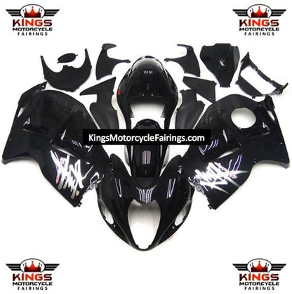 Suzuki GSXR1300 Hayabusa (1999-2007) Black & Silver Fairings