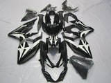 Black and White Tribal Fairing Kit for a 2009, 2010, 2011, 2012, 2013, 2014, 2015 & 2016 Suzuki GSX-R1000 motorcycle