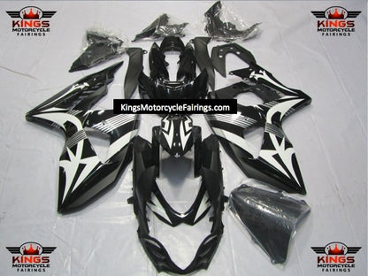Suzuki GSXR1000 (2009-2016) Black & White Tribal Fairings