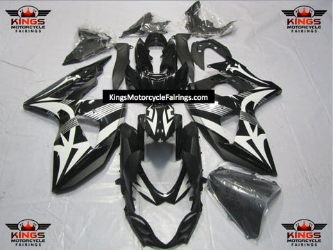 Suzuki GSXR1000 (2009-2016) Black & White Tribal Fairings