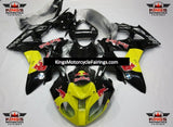 Black and Yellow RedBull Fairing Kit for a 2009, 2010, 2011, 2012, 2013 & 2014 BMW S1000RR motorcycle