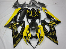 Black and Yellow Tribal Corona Fairing Kit for a 2005 & 2006 Suzuki GSX-R1000 motorcycle