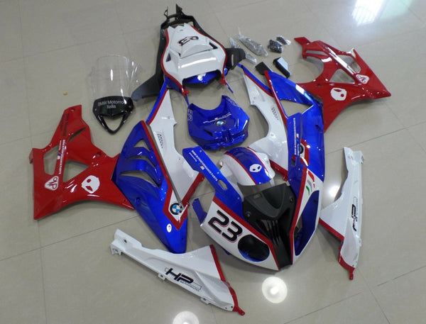 BMW S1000RR (2015-2016) Blue, White & Red Fairings