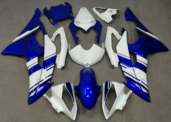 Yamaha YZF-R6 (2008-2016) White, Blue, Silver & Black Fairings