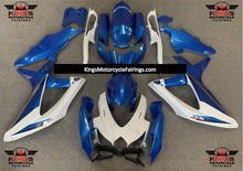 Suzuki GSXR750 (2008-2010) Blue & White Fairings
