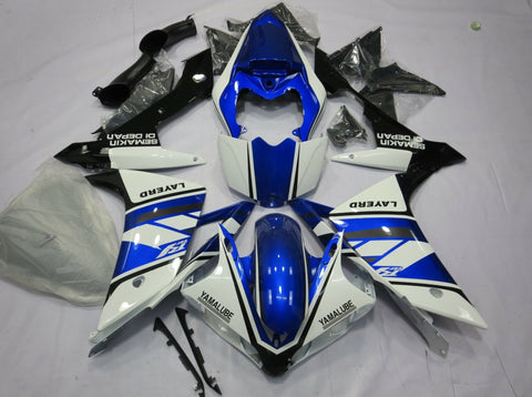 Yamaha YZF-R1 (2007-2008) White, Blue & Black Fairings