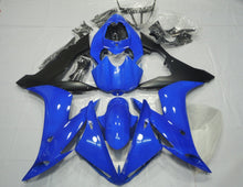 Blue and Matte Black Fairing Kit for a 2004, 2005 & 2006 Yamaha YZF-R1 motorcycle