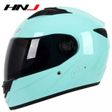 The Blue Mint HNJ Full-Face Motorcycle Helmet is brought to you by Kings Motorcycle Fairings