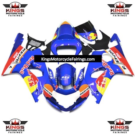 Suzuki GSXR1000 (2000-2002) Blue RedBull Fairings