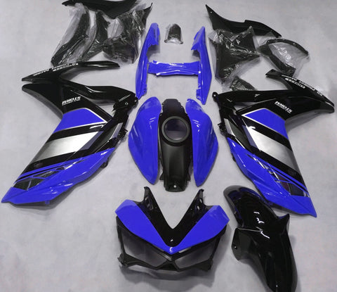 Yamaha YZF-R3 (2015-2018) Blue, Black & Silver Fairings