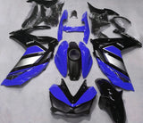 Blue, Black and Silver Fairing Kit for a Yamaha YZF-R3 2015, 2016, 2017 & 2018 motorcycle